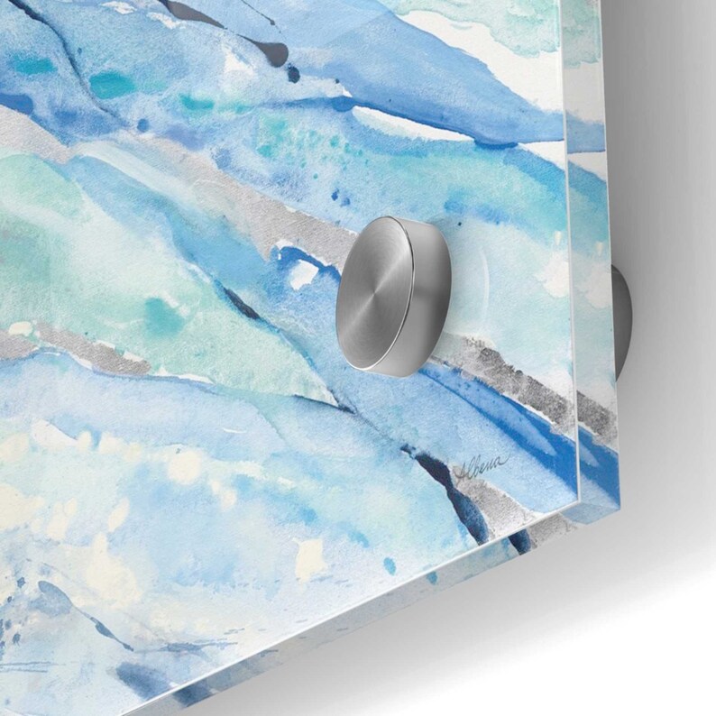Acrylic Glass Wall Art /'Silver Spring I/' by Albena Hristova
