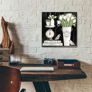 Acrylic Glass Wall Art 'tulips and Scales' by Cindy Jacobs - Etsy