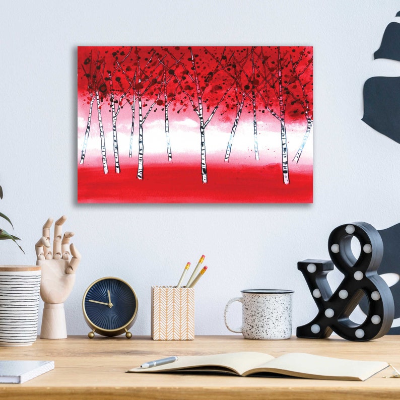 Acrylic Glass Wall Art 'aspens' by Stuart Roy Etsy