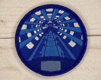 2.5in embroidered patch Space Mountain Tunnel