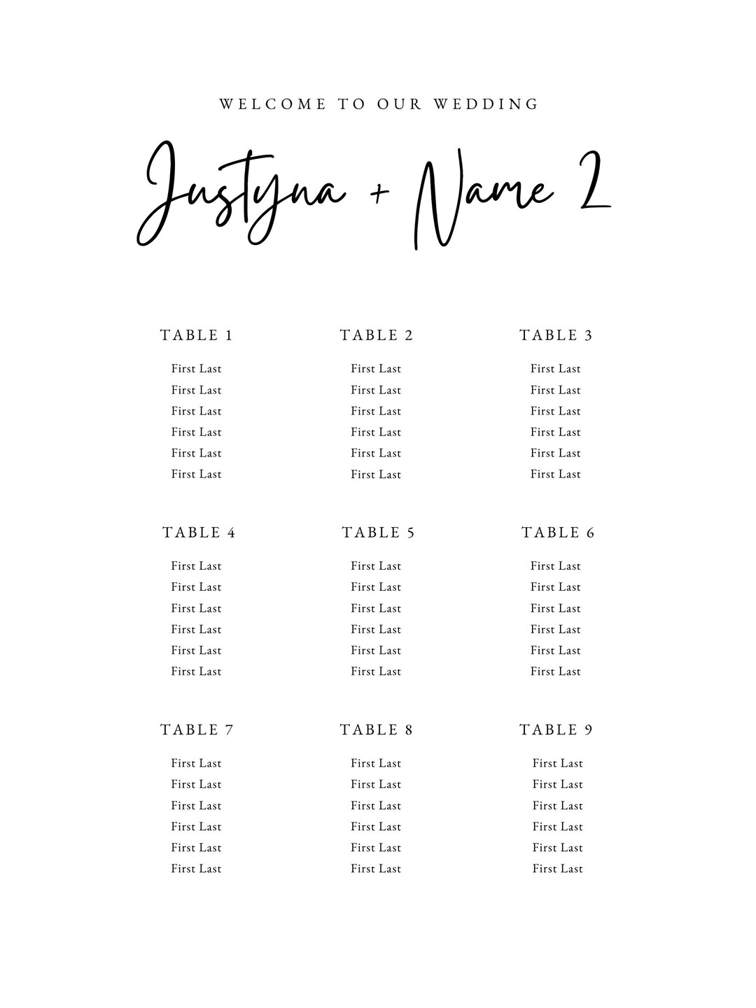 minimalist-wedding-seating-chart-poster-template-seating-etsy
