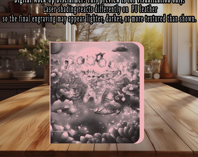 Espeon Pokemon TCG Ringless Custom Engraved Binder | Choose Standard or Top Loader