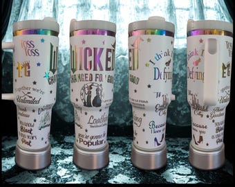 Wicked For Good Laser Engraved Tumbler