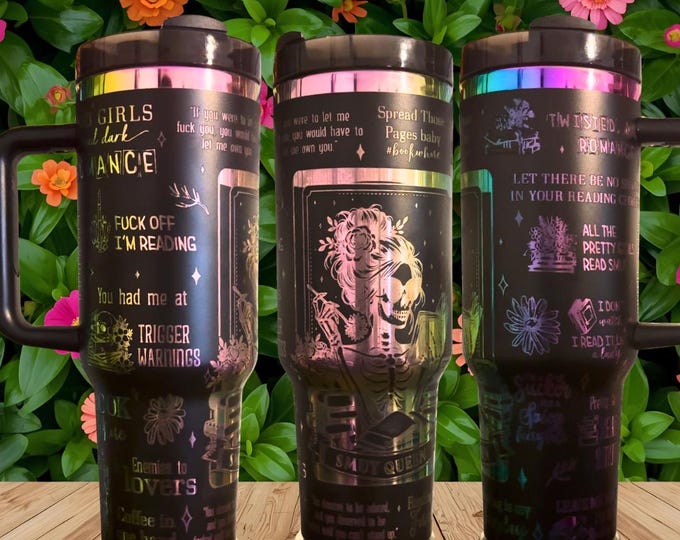 Smut Queen Stainless Steel Tumbler – Custom Laser Engraved Drinkware
