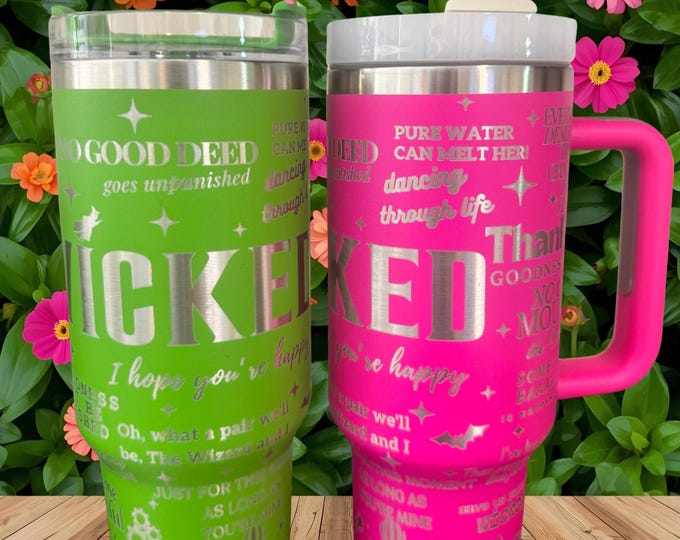 Wicked Laser Engraved Tumbler