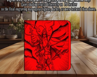 Shanks one piece | TCG Ringless Custom Engraved Binder | Choose Standard or Top Loader