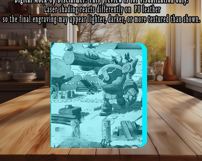 Golurk EX Pokemon TCG Ringless Custom Engraved Binder | Choose Standard or Top Loader