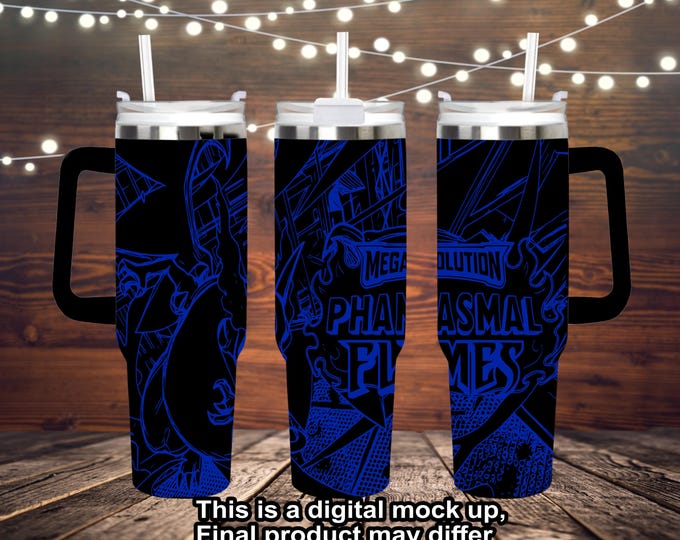 Phantasmal Flames Laser Engraved Tumbler