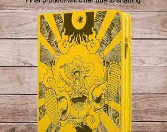 Monkey D. Luffy  | One Piece TCG Ringless Custom Engraved Binder | Choose Standard or Top Loader