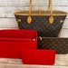 Neverfull MM + Neverfull Pochette (Removable Zipped Pouch) Felt Inserts | Organizers 2 IN 1 Set  (Ships fast from US) - Bag Not Included 