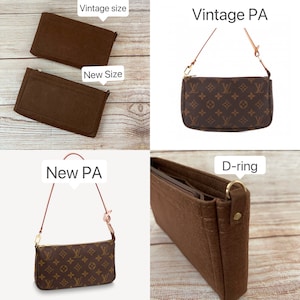 Louis+Vuitton+Pochette+Accessoires+Pouch+Brown+Leather for sale online