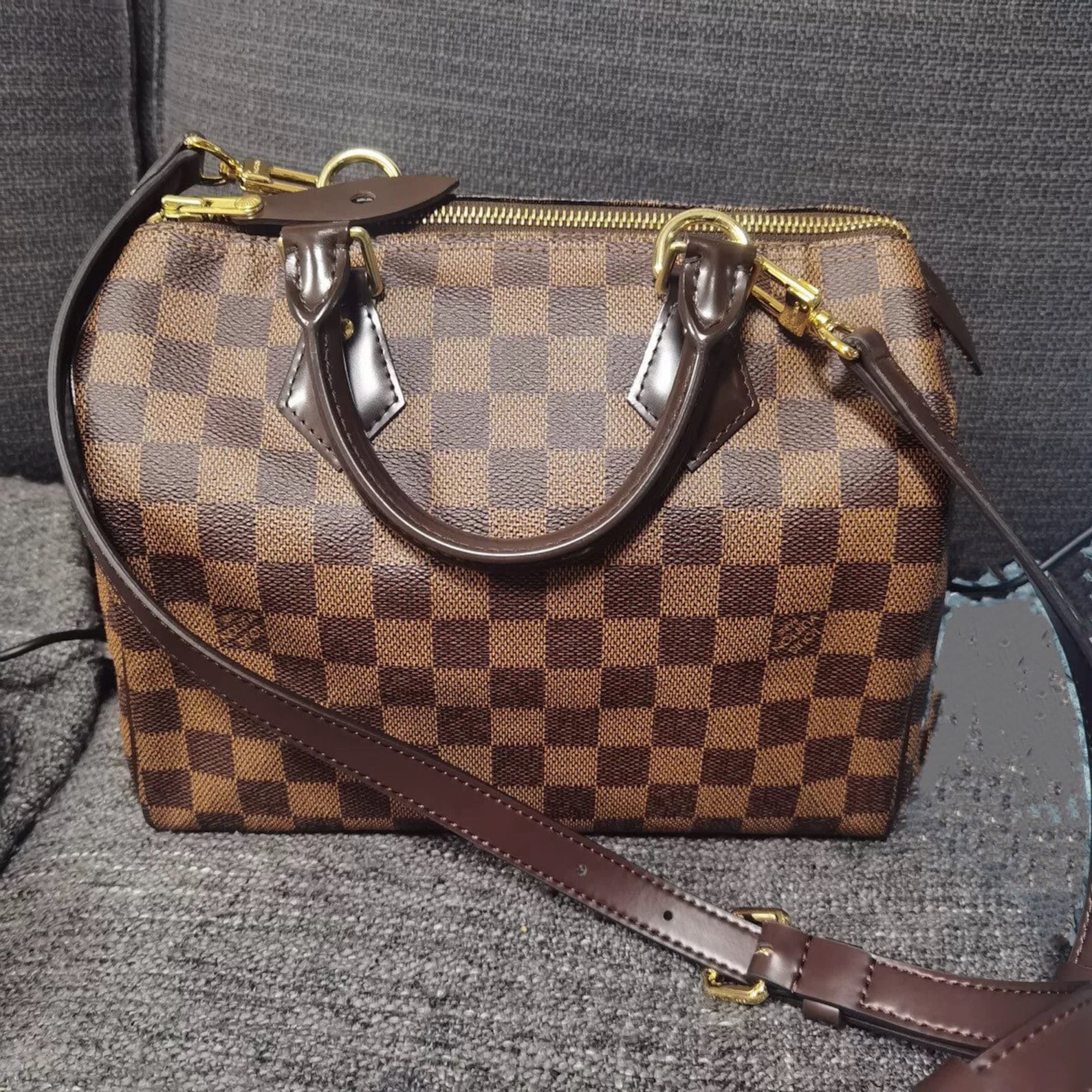 Speedy 253035 Satchel Bag Conversion Kit D Rings Leather Etsy