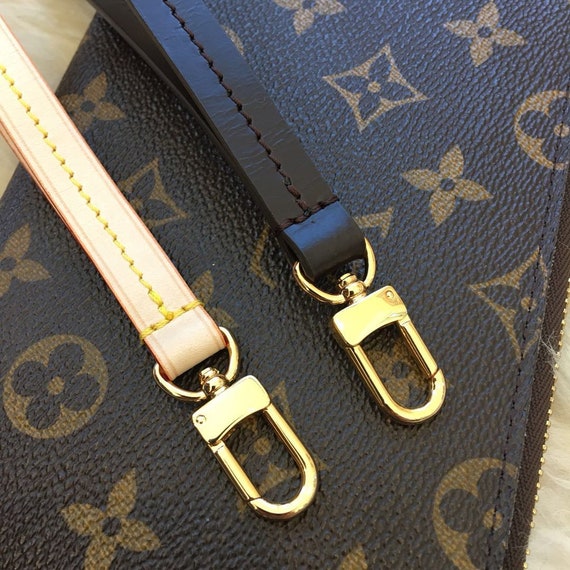 Authentic Louis Vuitton Vachetta Leather Wristlet Strap for Pochette Wallet  and clutch, Luxury, Accessories on Carousell