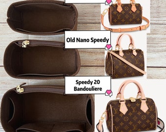 Authentic LOUIS VUITTON Mini Speedy Handbag Monogram Canvas Brown