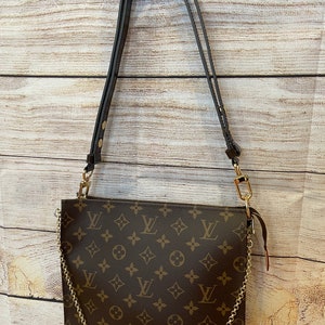 LOUIS VUITTON Nano Pallas Monogram Canvas Shoulder Crossbody Bag-US