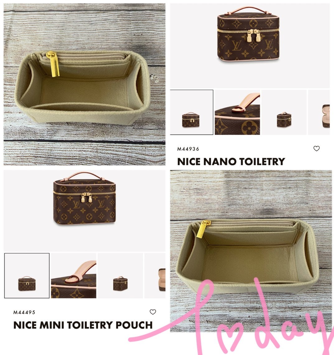 NICE Nano NICE Mini Toiletry Pouch Conversion Kit Gold 