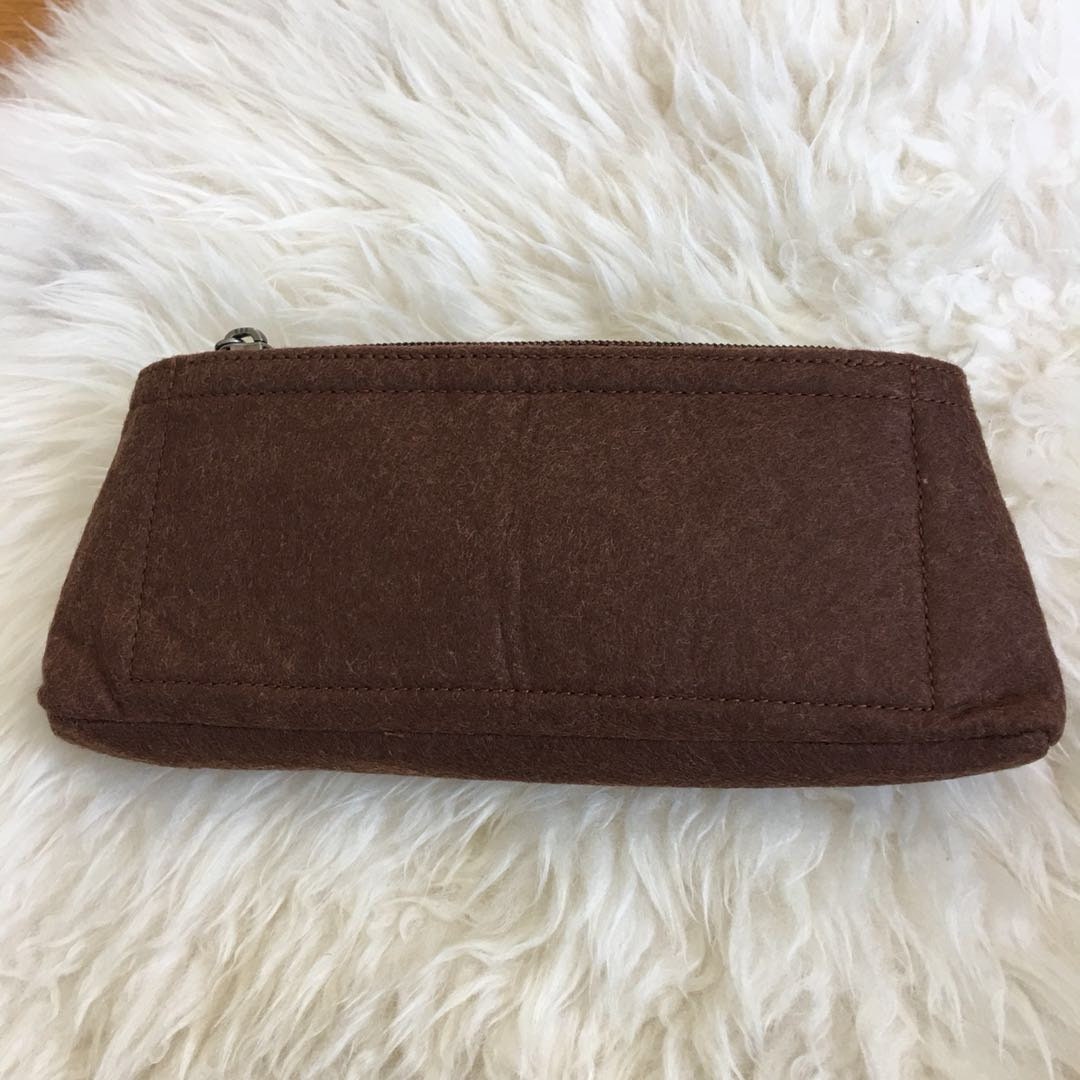 Fit For Eva Clutch Women Small Bag Organizer Cosmetic Insert With Phone  Pockets Toiletry Pouch Felt Liner Inner Bag Shaper