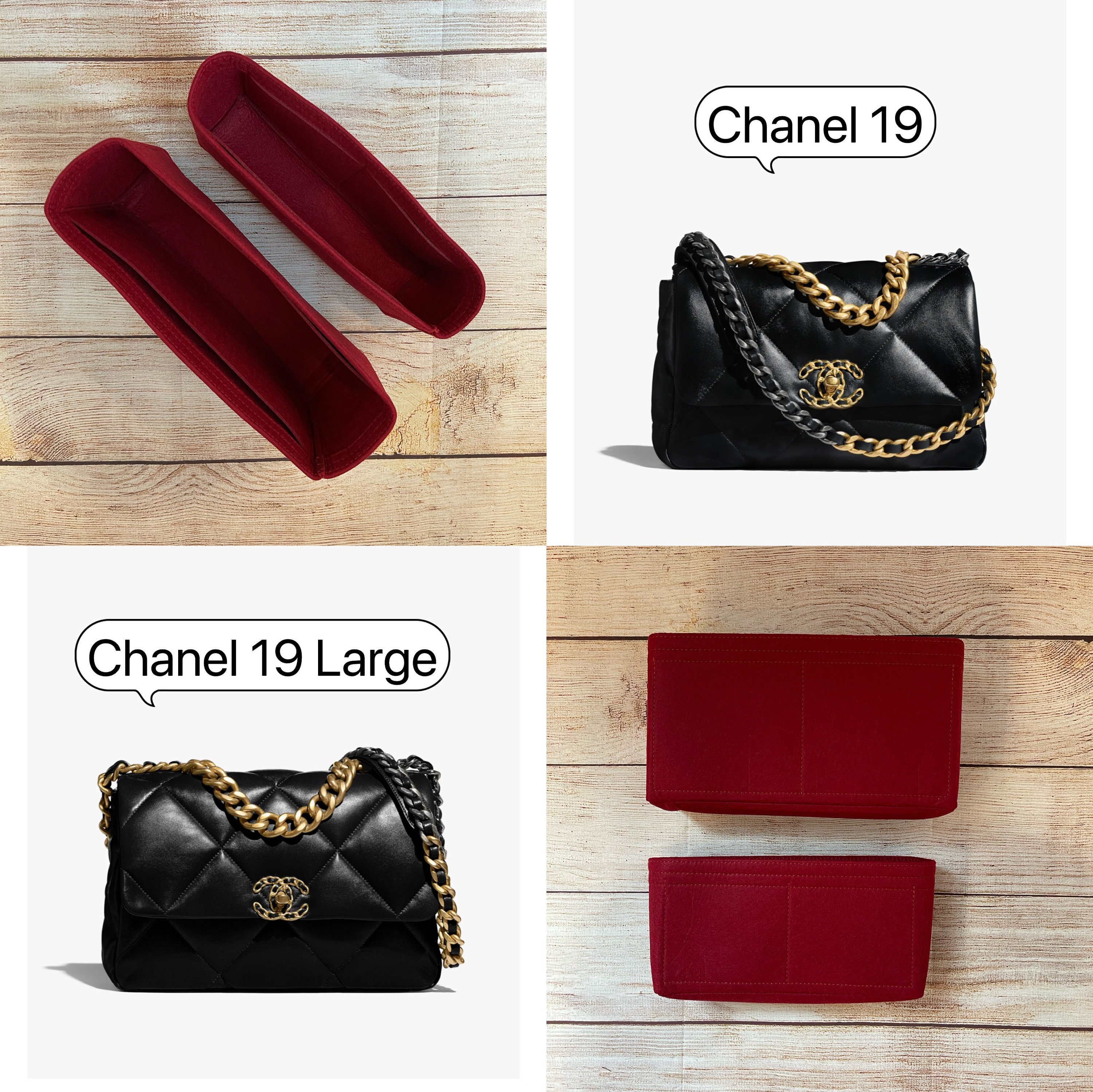 Chanel 19 Bag Insert 