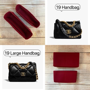 19 Handtasche | 19 Große | 19 Maxi Handtasche Burgund Einsatz | Organizer | Former | Protektor - Schiffe schnell aus den USA