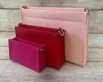 Trio Toilettentasche Filzeinsatz | Organizer | Beschützer | Former (3 IN 1 Set) für Trio Kulturtasche 26 | Nr.19 | 15 von Tiger-Mom-Luxus