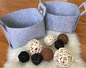 Felt Storage Bin - Etsy