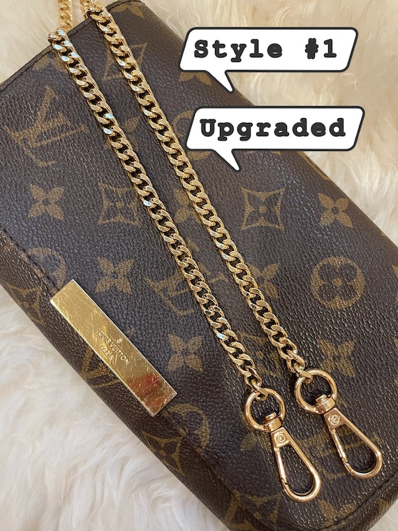 Louis Vuitton small pochette replacement piece for bucket bag 23