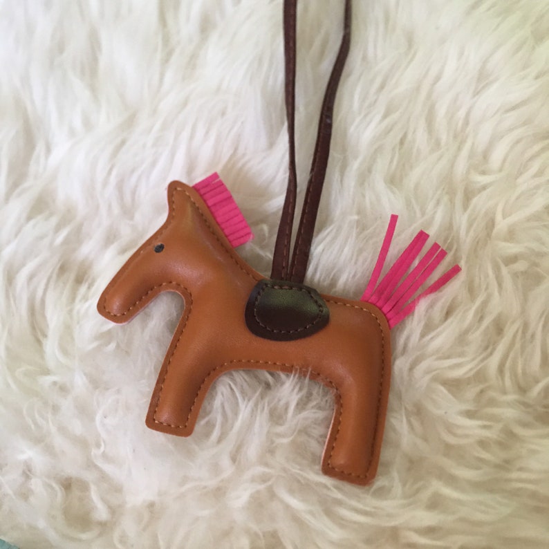 Handmade Colorful Faux Leather Rodeo Horse Pony Bag Charm / - Etsy