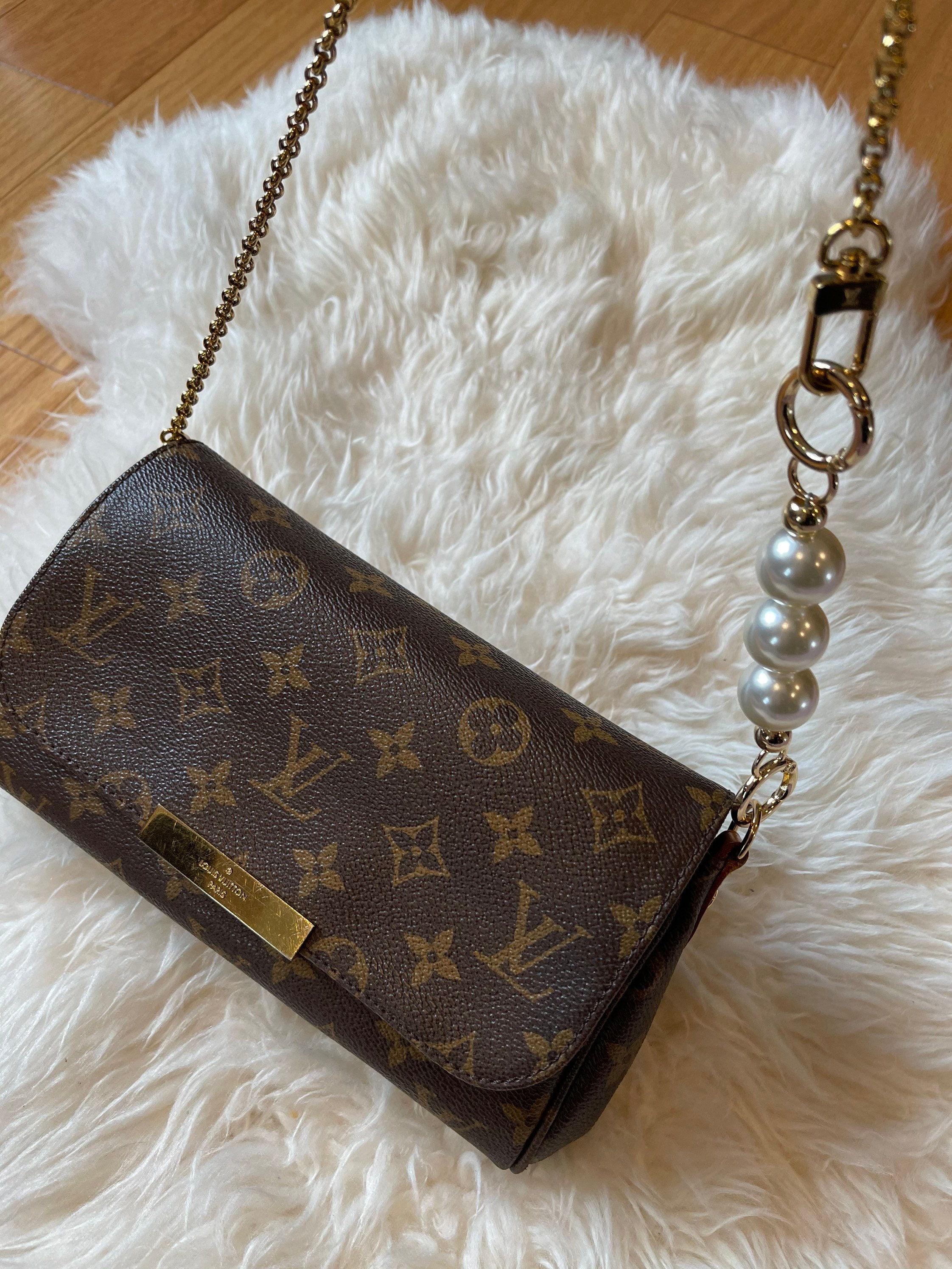 WUTA Bag Strap Extender Pearl Extenders Chain for LV for COACH