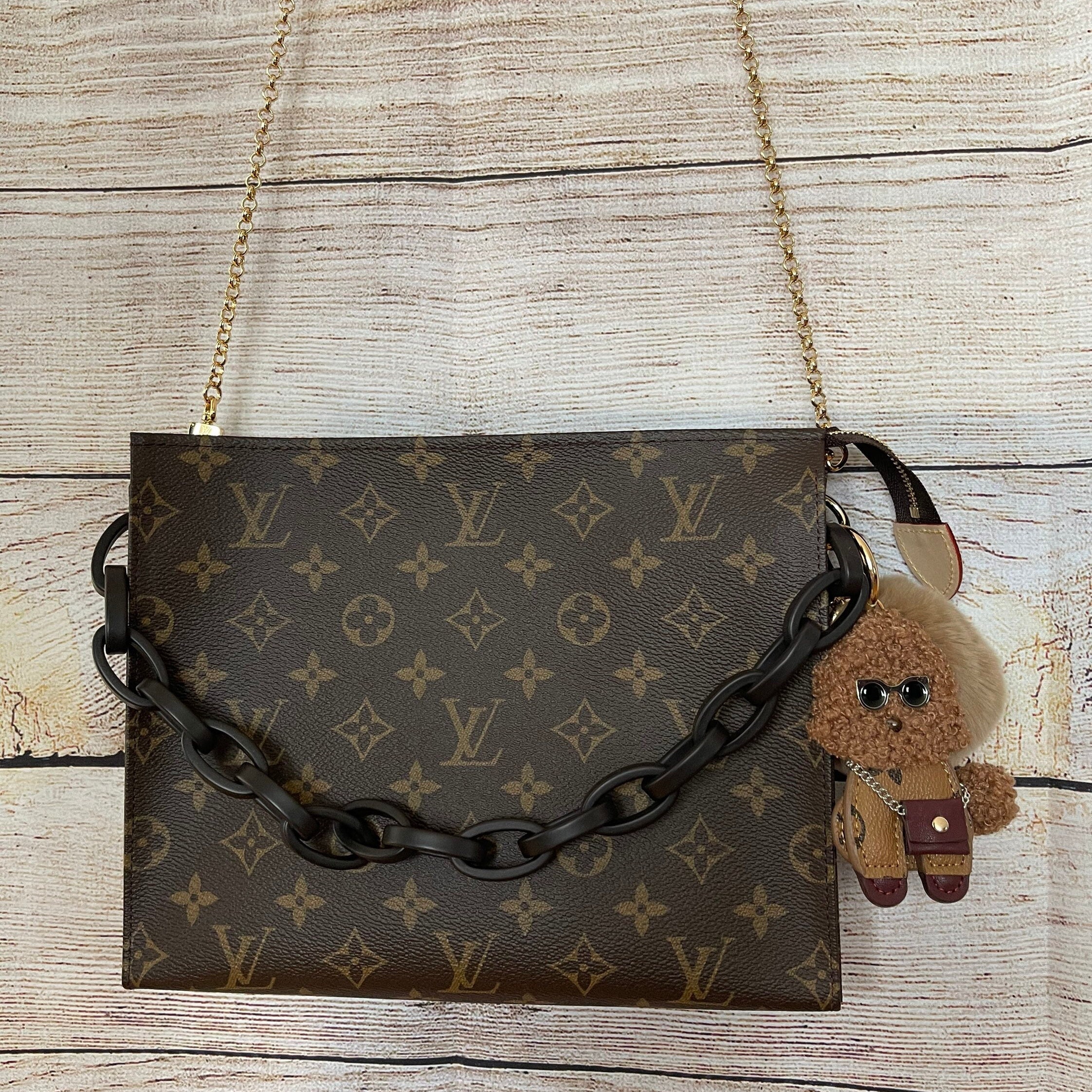 Louis Vuitton Monogram Toiletry Pouch on Chain Pochette - Brown Cosmetic  Bags, Accessories - LOU772236