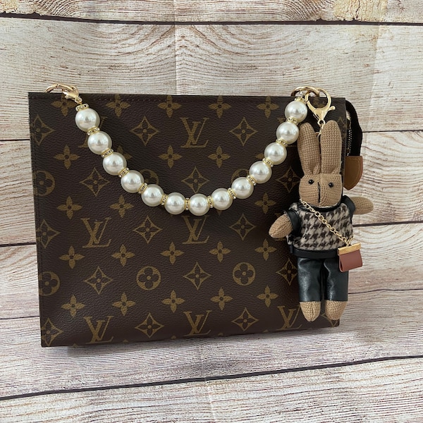 SHOP For the LOOK #5 - Pearl Add-on Chain Strap | Bunny Bag charm | Toiletry Pouch 26 conversion kit (Ships Fast From US)