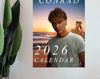 The Summer I Turned Pretty Conrad Fisher 2026 Wall Calendar