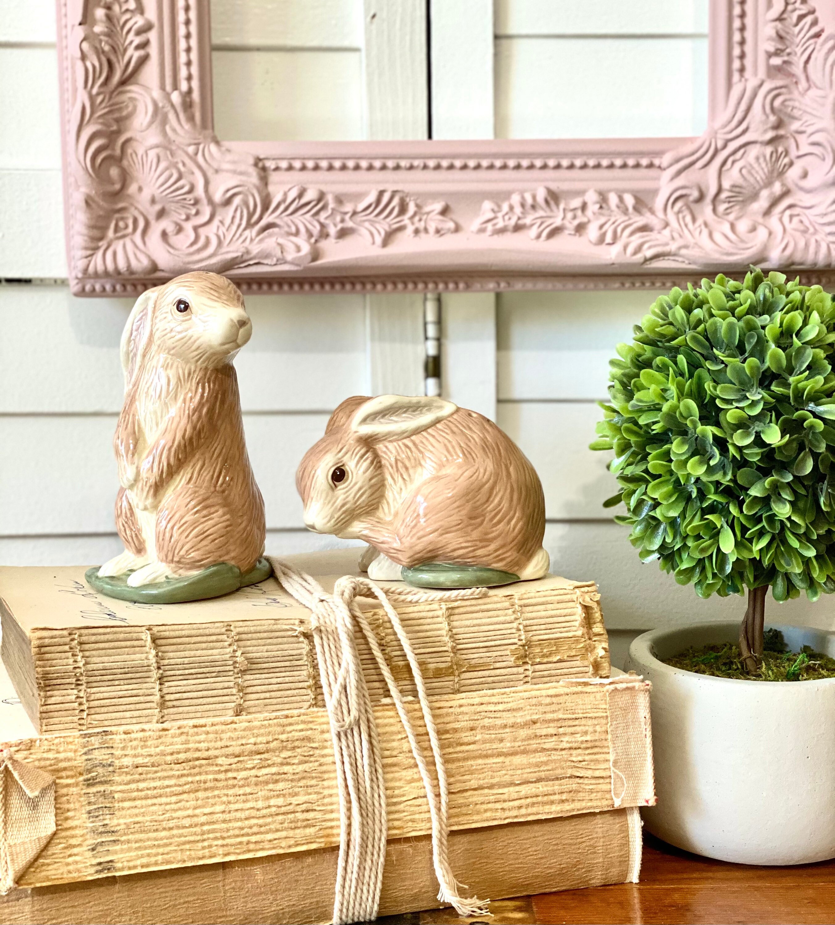 Vintage Bunny Salt and Pepper Shakers Etsy