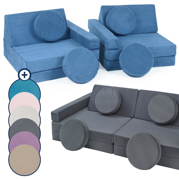 Soft Play Sofa Couch - Colour Options | Soft Play for Kids | Soft Play Equipment | Soft Play for Home | kids couch | Nugget