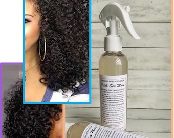 Irish Sea Moss All Natural Curl Activator Detangling Spray In Moisturizer Available in Natural, Mint, Rosemary, Tea Tree, Lavender, Clove
