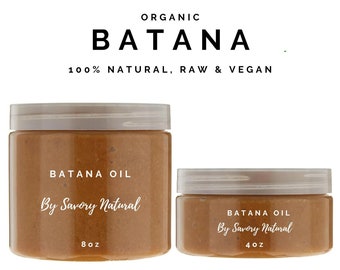 100% Batana Oil from Honduras Raw Organic Unrefined Pure & Natural 4oz 8oz