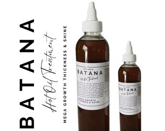 100% BATANA Oil from Honduras Raw & Natural RAPID GROWTH Blends: Rosemary Clove Lavender Tea Tree Mint or Sun Roasted (Original Scent)