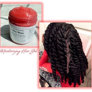 Moisturizing Hair Gel Locs Twists Braids Rose Water Silk Keratin Builder Vitamin E Sleek Styles Natural Curly Wavy Hair Twist Braid Lock