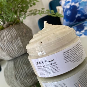Chebe & Henna Irish Sea Moss Deep Conditioner for EXTREME GROWTH 100% Vegan Natural Product LeaveIn Pre Poo Hair Mask Nourish and Moisturize