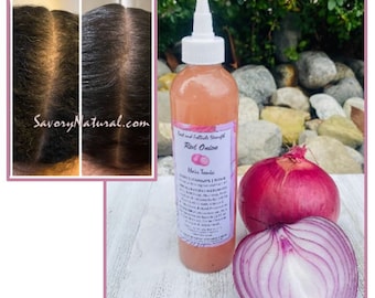 Red Onion Hair Root Follicle Strength Regrow Thinning Hair Stimulate Growth and repair breaking hair STOP Shedding breaking damage | ALL NEW