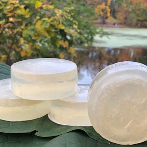 Loofah Soap Coconut Clear Smooth Complexion Soothe Skin Scented Exfoliating Cleanser Bar Exfoliate Remove Dark Spots Moisturize