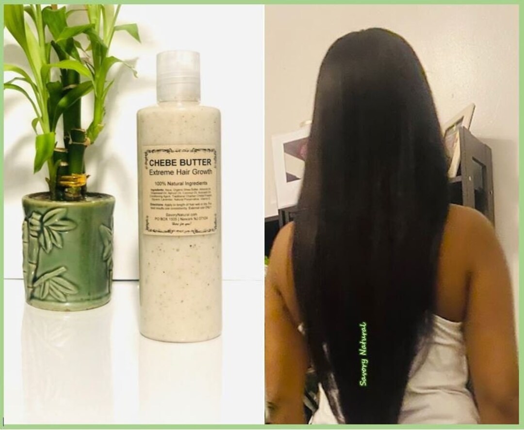 Chébé Butter EXTREME HAIR GROWTH 100 Pure & Natural Vitamin E 20 Herbs