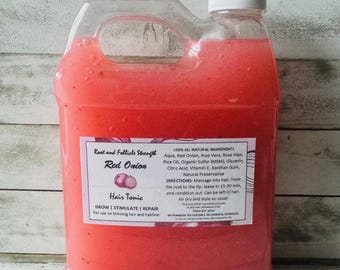 Red Onion Follicle & Root Strength Regrow Thinning Hair Stimulate Growth Repair Breakage Damage Shedding and Stimulate Growth and Regrowth