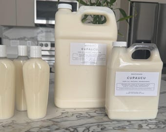 BULK and Wholesale Cupuacu Moisturizer 100% ALL NATURAL Ingredients Hydrating Nourishing Healing Lotion for Hair and Skin | Non-clogging
