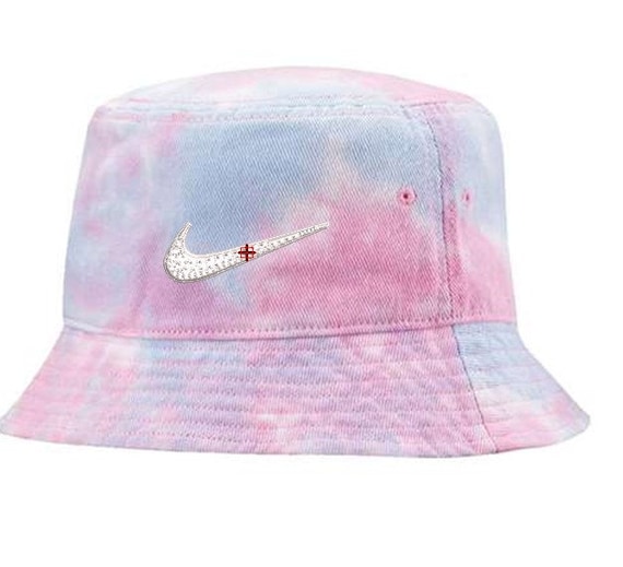 Tie-dye Inspired Logo Bucket Hat 3d Chain Puff Exclusive - Etsy UK