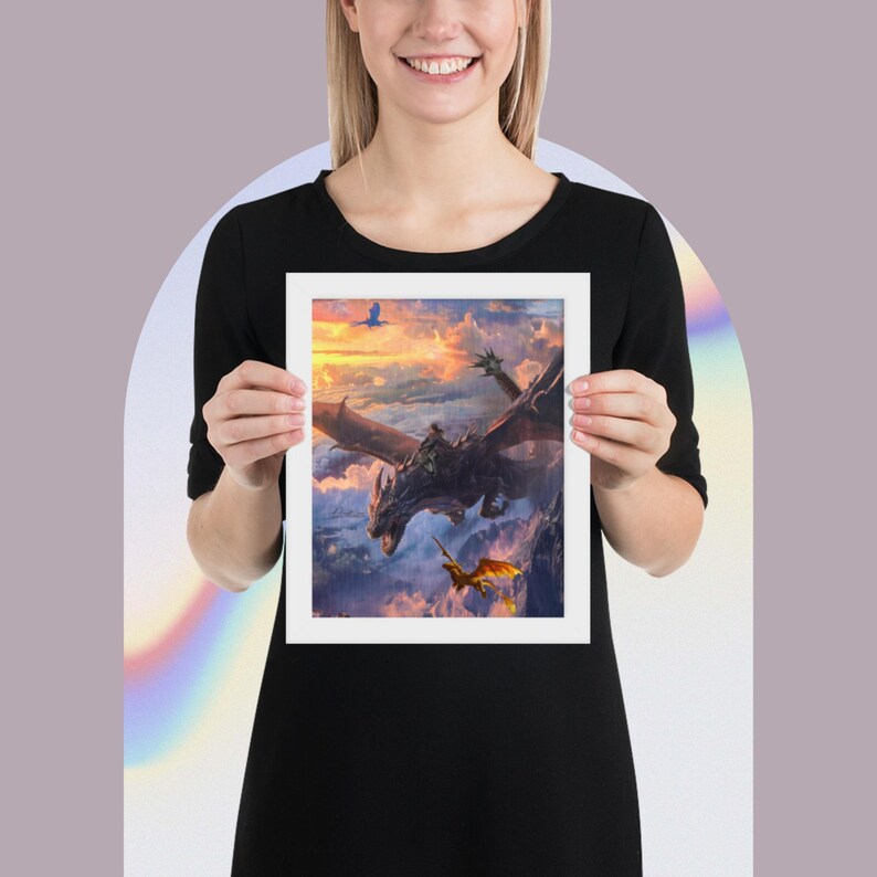 Fourth Wing-Framed poster