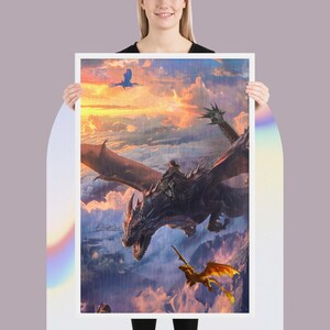 Fourth Wing-Framed poster