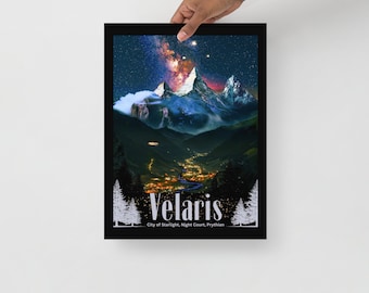 Velaris, Night Court, Sarah J Maas Book Art, Poster