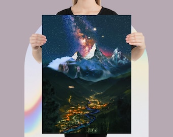 Velaris Art Print, A Court of Thorns and Roses, Velaris City of Starlight Artwork, Poster Print