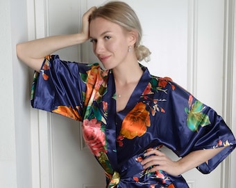 Bridesmaids Pjs, Satin Pajamas Robe, Pajama robe women, Pj Set, Bridal Pajamas, Bridal PJs