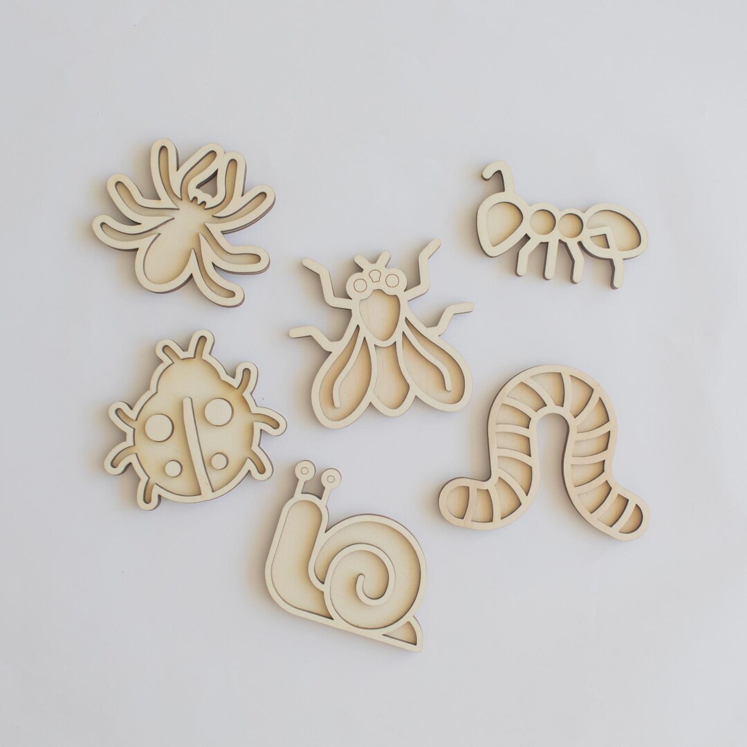 Insect Pattern Learning Toy Bug Sensory Play Tray Mini Set – Insect-themed Fine Motor Toy for Kids ...